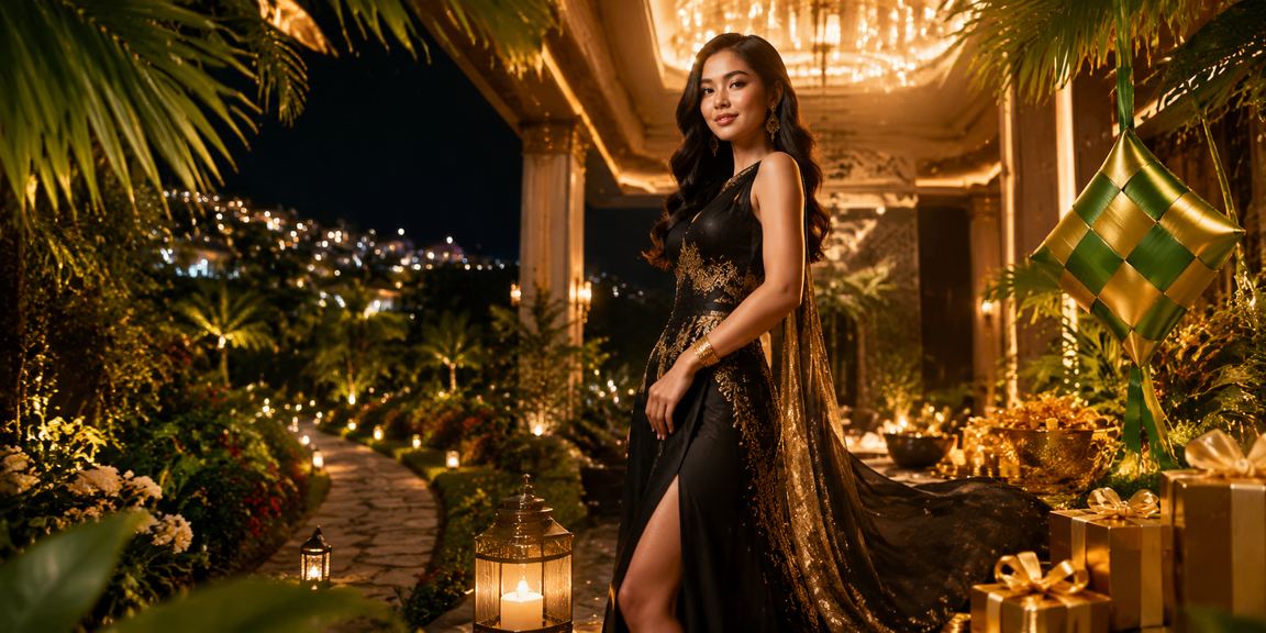 Promosi jackpot Hari Raya kasino Malaysia dengan suasana perayaan tempatan
